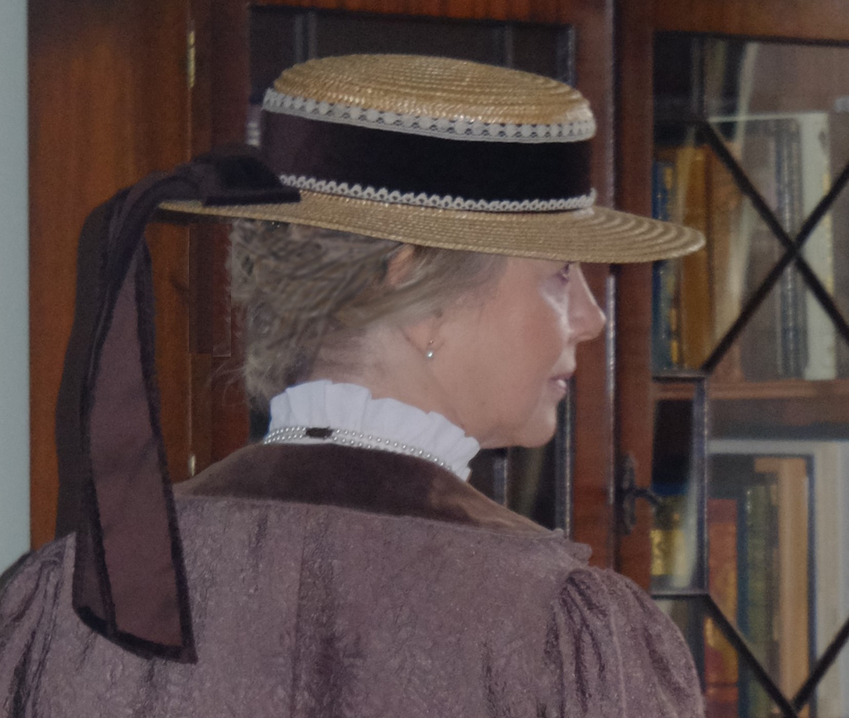 Mrs Julia Kirk, portrayed by a member of the Sleaford Little Theatre.